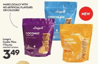 Longo's Longo's cookie thins offer