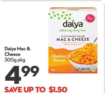 Longo's Daiya mac & cheese offer