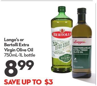 Longo's Longo's or bertolli extra virgin olive oil offer