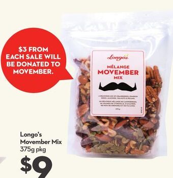 Longo's Longo's movember mix offer