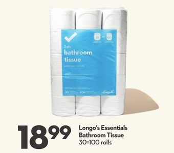 Longo's Longo's essentials bathroom tissue offer
