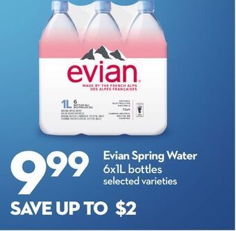 Longo's Evian spring water offer