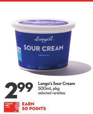 Longo's Longo's sour cream offer