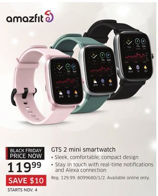 The Source Amazfit gts 2 mini smartwatch offer