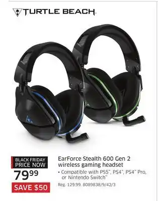 The Source Turtle beach earforce stealth 600 gen 2 wireless gaming headset offer