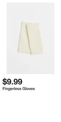 H&M Fingerless gloves offer