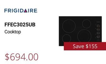 Canadian Appliance Source Frigidaire cooktop offer