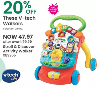 Babies 'R' Us Vtech stroll and discover activity walker - english edition offer
