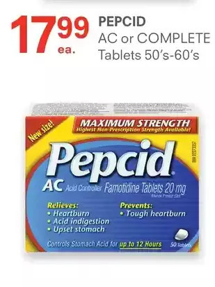 Guardian Pharmacy Pepcid ac or complete tablets offer