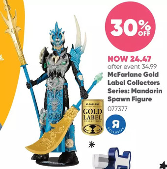 Toys R us Mcfarlane gold label collectors series: mandarin spawn figure - r exclusive offer