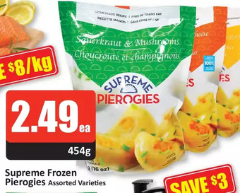 Starsky Supreme frozen pierogies offer