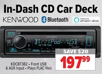 2001 Audio Video Kenwood in-dash cd car deck offer