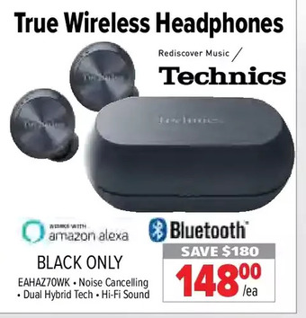 2001 Audio Video Technics true wireless headphones offer