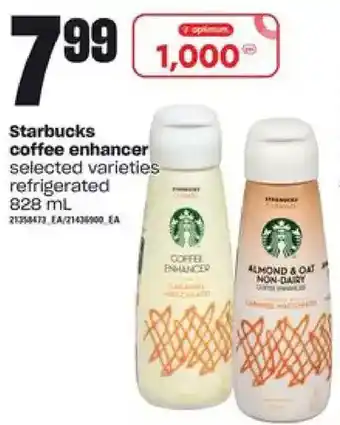 Zehrs Markets Starbucks coffee enhancer offer