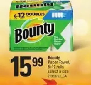 Loblaws Bounty paper towel offer