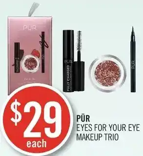Shoppers Drug Mart Pur eyes for your eye makeup trio offer