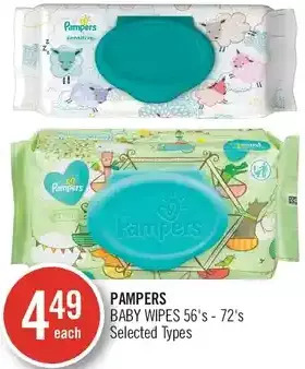 Shoppers Drug Mart Pampers baby wipes offer