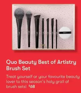 Shoppers Drug Mart Quo beauty best of artistry brush set offer