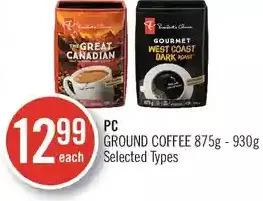 Shoppers Drug Mart Pc ground coffee offer