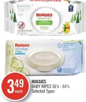 Shoppers Drug Mart Huggies baby wipes offer