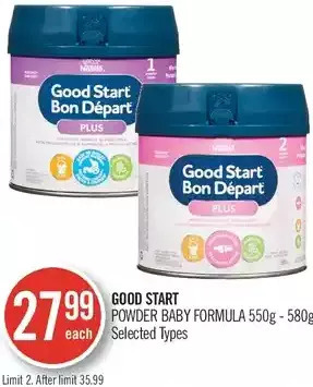 Shoppers Drug Mart Good start powder baby formula offer