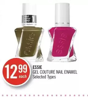 Shoppers Drug Mart Essie gel couture nail enamel offer
