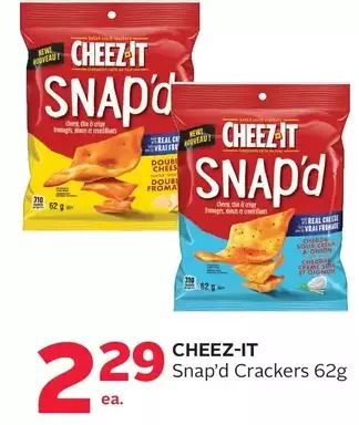 Rexall Cheez-it snap'd crackers offer