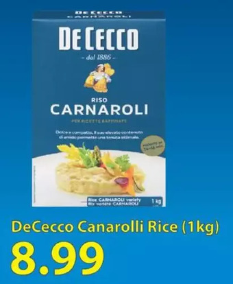 Fortinos Dececco canarolli rice offer