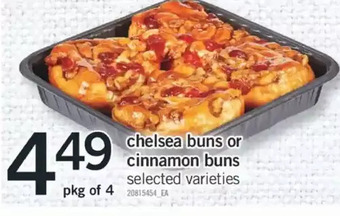 Fortinos Chelsea buns or cinnamon buns offer