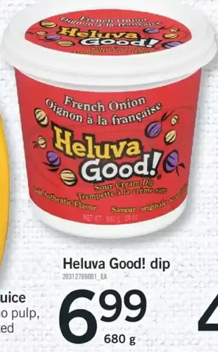 Fortinos Heluva good! dip offer