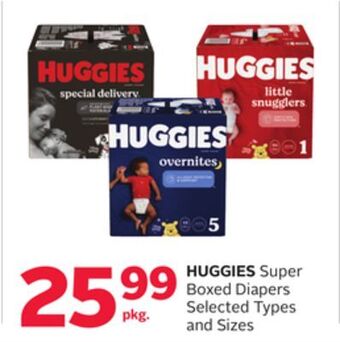 Rexall Huggies super boxed diapers offer