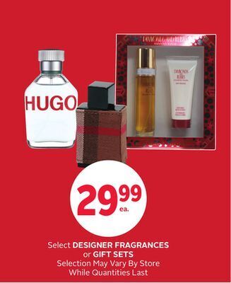 Rexall Select designer fragrances or gift sets offer