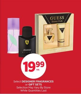 Rexall Select designer fragrances or gift sets offer