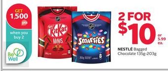 Rexall Nestlé bagged chocolate offer
