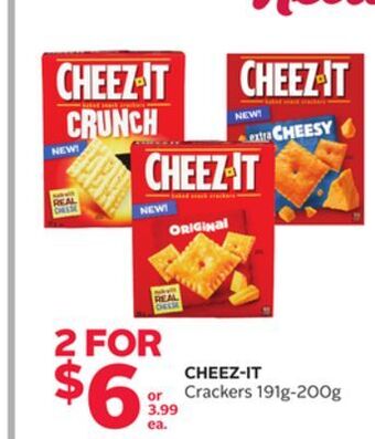 Rexall Cheez-it crackers offer