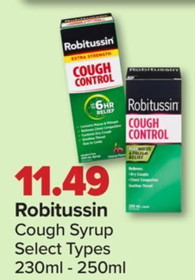 PharmaChoice Robitussin cough syrup offer