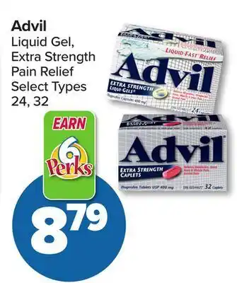 PharmaChoice Advil liquid gel, extra strength pain relief offer