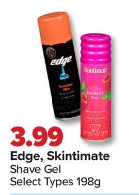 PharmaChoice Edge, skintimate shave gel offer