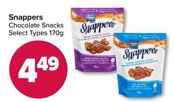 PharmaChoice Snappers chocolate snacks offer