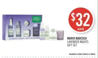 Shoppers Drug Mart Mario badescu lavender nights gift set offer
