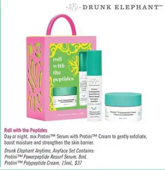 Shoppers Drug Mart Drunk elephant anytime, anyface set offer
