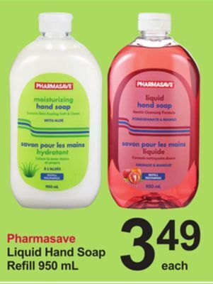 Pharmasave Pharmasave liquid hand soap refill offer