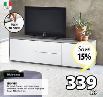 JYSK Jernved tv bench offer