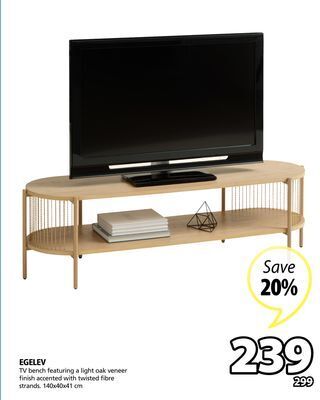 JYSK Egelev tv bench offer