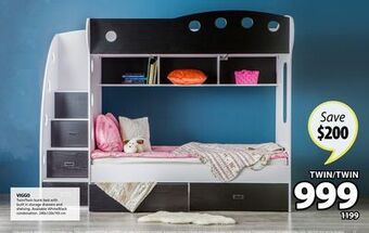 JYSK Viggo twin/twin bunk bed offer