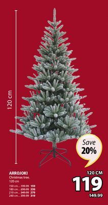 JYSK Arrojoki christmas tree offer