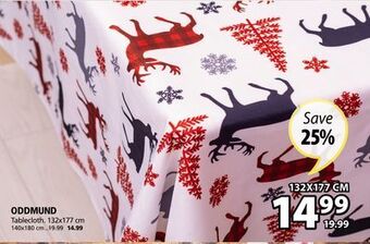 JYSK Oddmund tablecloth offer
