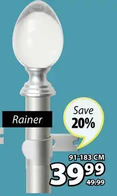 JYSK Single curtain rod kit rainer offer