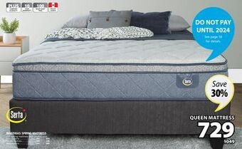 JYSK Matthias spring mattress offer