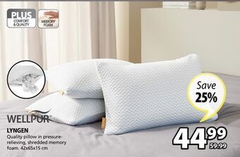 JYSK Wellpur lyngen pillow offer